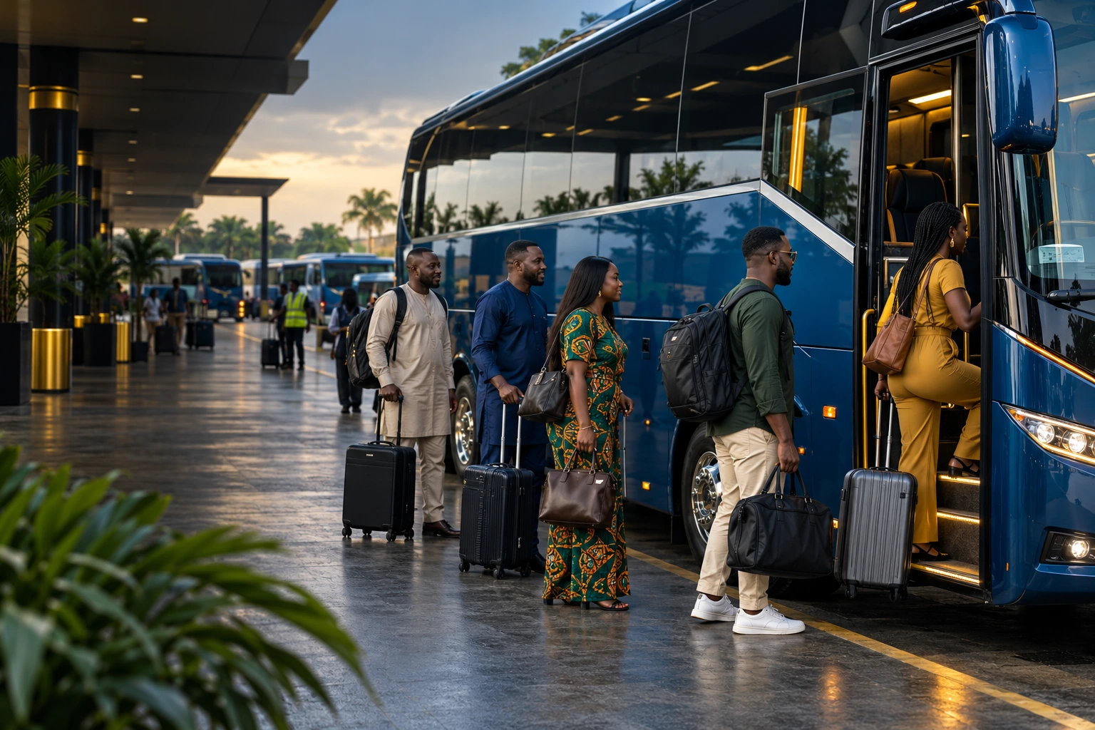 Illustrative Transport & Bus Ticketing App photography