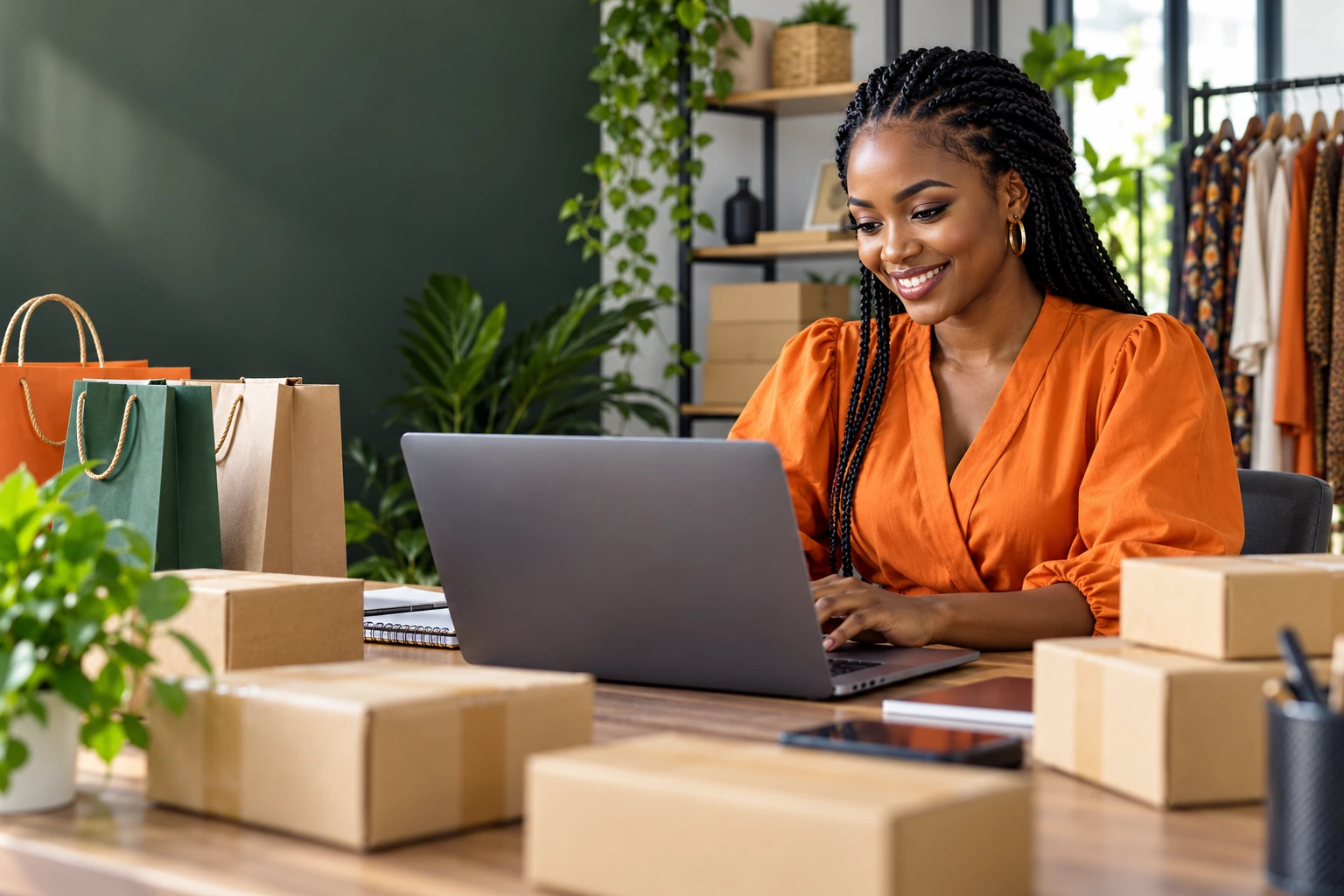 Illustrative e-commerce platform project photograph