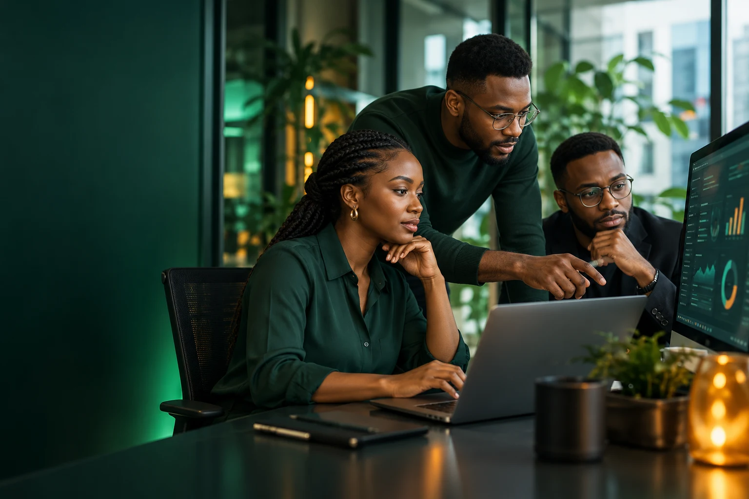 Software team collaborating on a digital product
